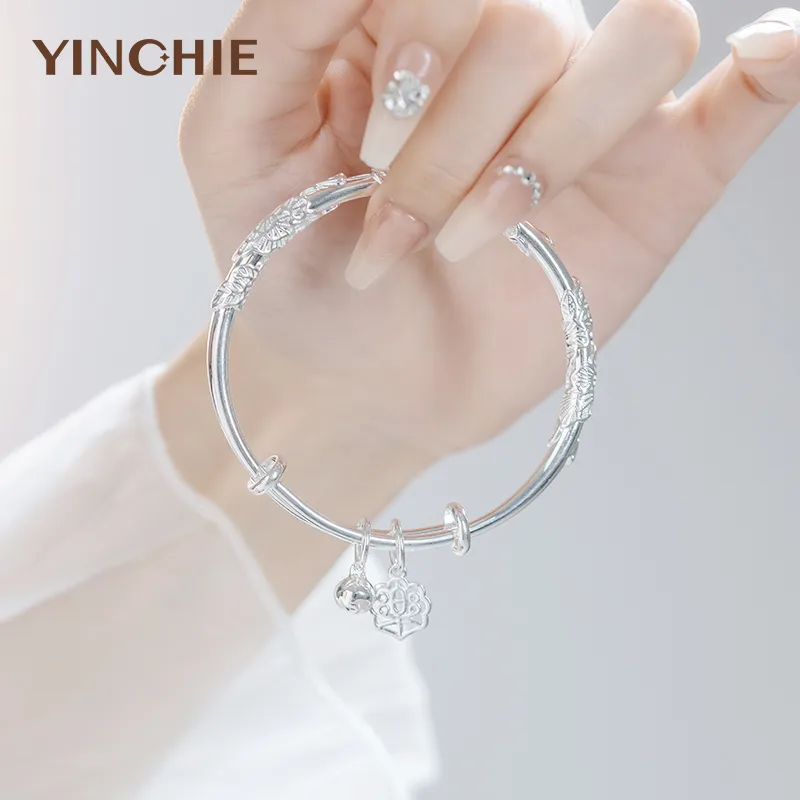 YINCHIE Niche Luxury Advanced Retro Bestie Gift Birthday Adjustable Jewelry Bangles Women's-11