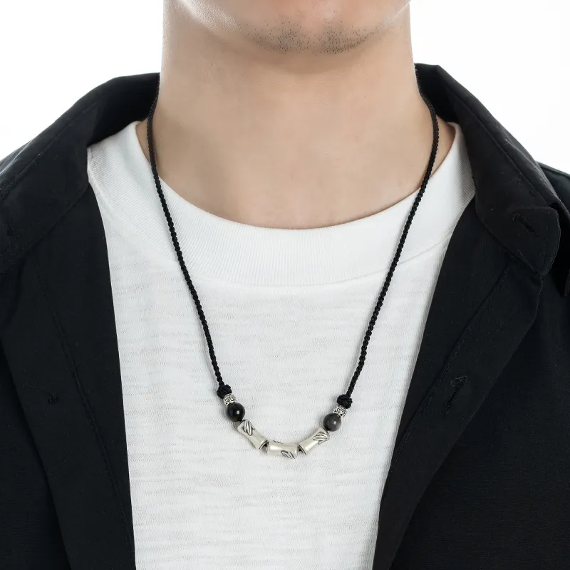YINCHIE 999 Fine Silver Necklaces Men's-6