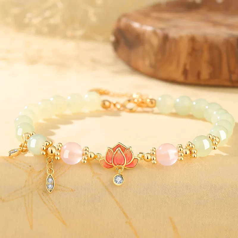 YINCHIE Hetian Jade Bracelets White Jade/Pale Greenish White Jade Women's-1