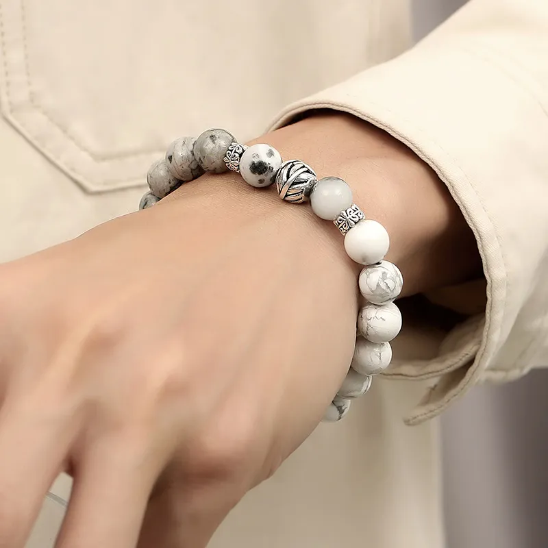 YINCHIE S925 Silver Bracelets Men's-4
