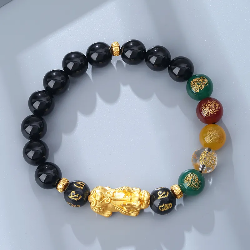 YINCHIE Obsidian Bracelets Men's-3