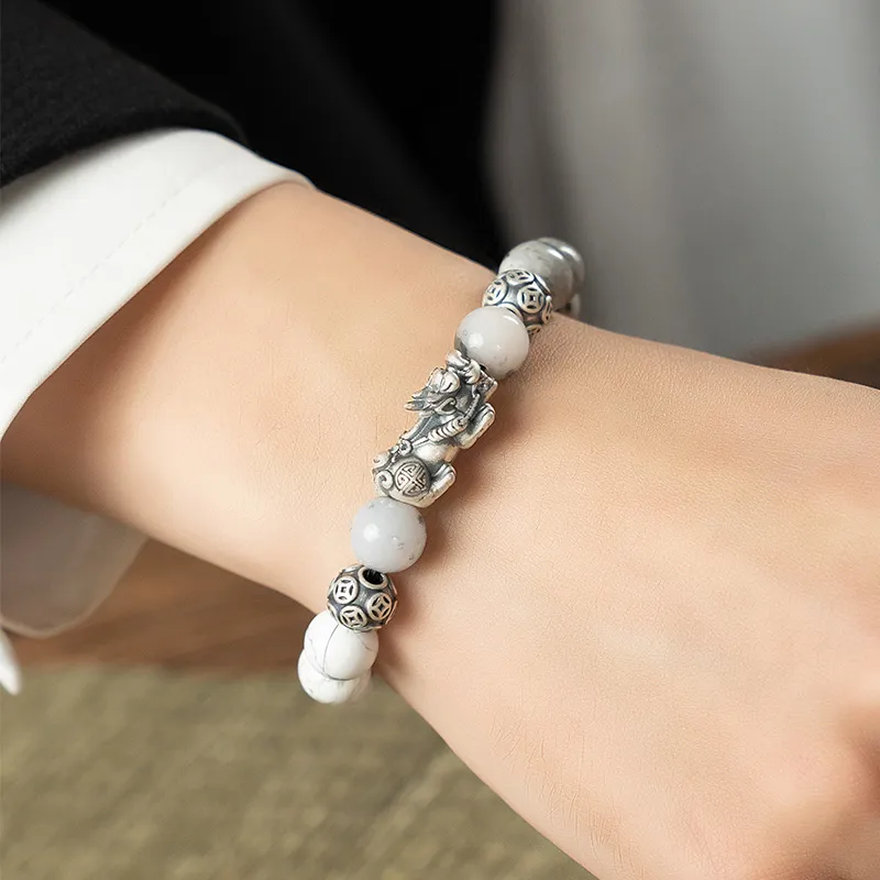 YINCHIE Map Stone Bracelets Men's-4