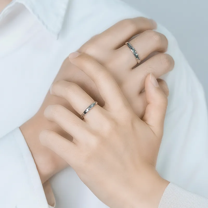 YINCHIE 925 Sterling Silver Rings Unisex-5