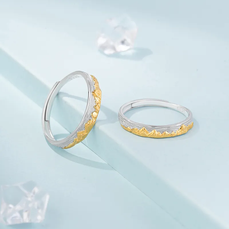 YINCHIE 999 Fine Silver Rings Unisex-3