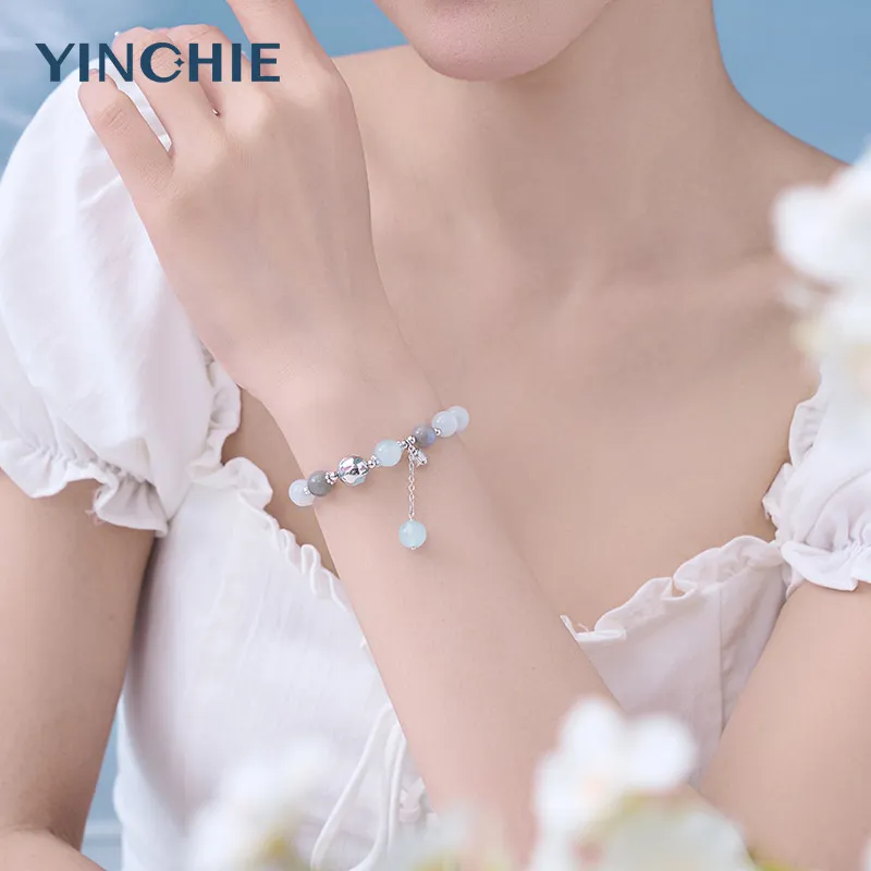 YINCHIE Glass Cat Eye Bracelets Women's-2