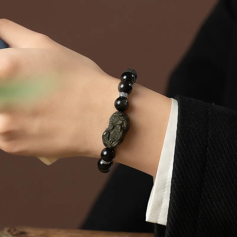 YINCHIE Obsidian Bracelets Men's-5