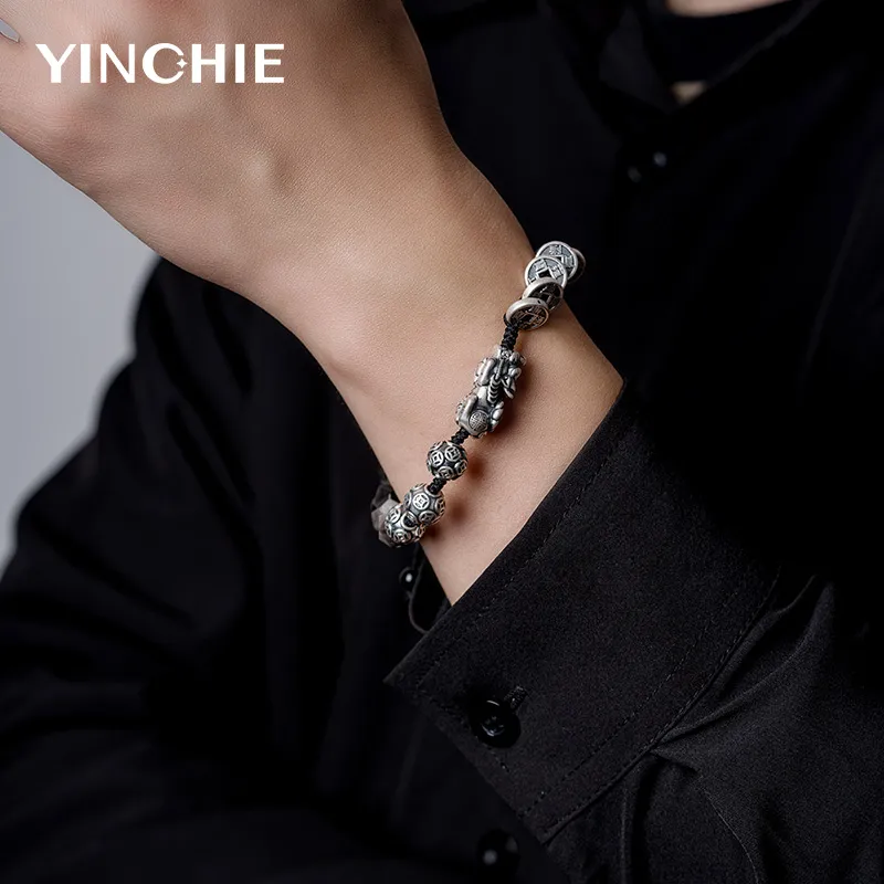 YINCHIE Obsidian Bracelets Men's-4