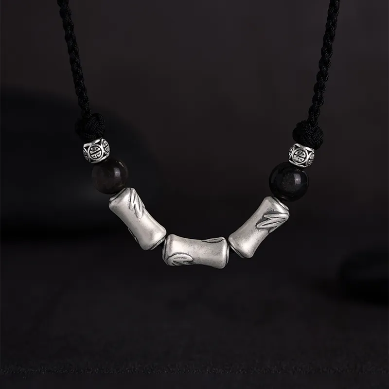 YINCHIE 999 Fine Silver Necklaces Men's-4