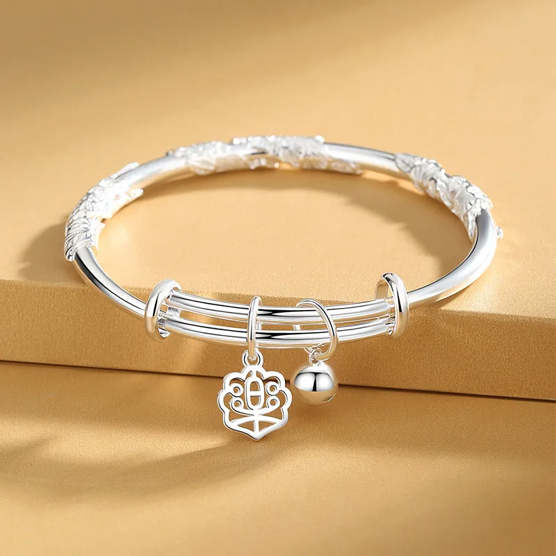 YINCHIE Niche Luxury Advanced Retro Bestie Gift Birthday Adjustable Jewelry Bangles Women's-3