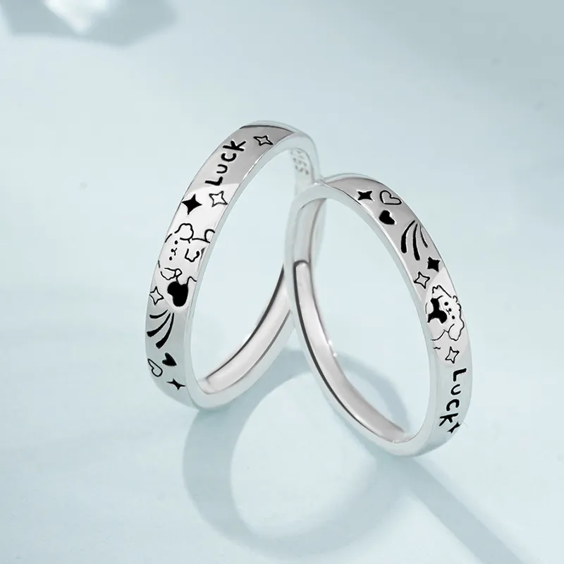 YINCHIE 925 Sterling Silver Rings Unisex-1