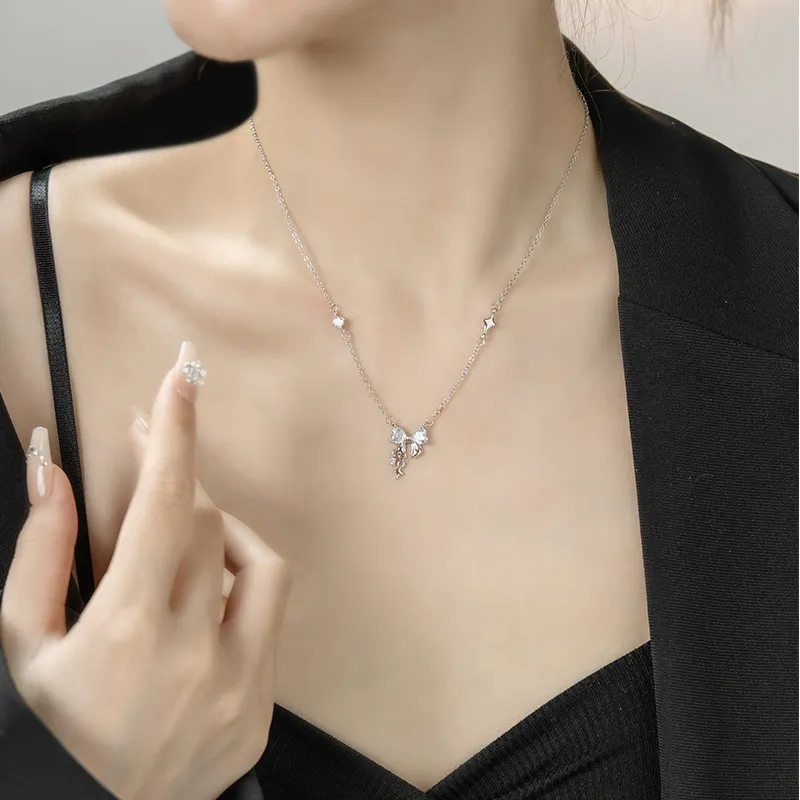 YINCHIE Niche Gentle Feel Versatile Girlfriend Birthday Necklaces Women's-4