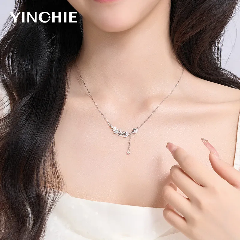 YINCHIE 999 Fine Silver Necklaces Women's-4