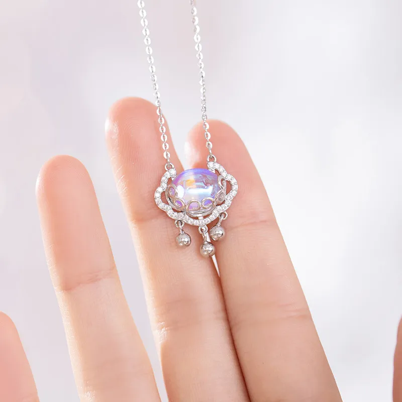 YINCHIE Colored Glaze Necklaces Women's-3