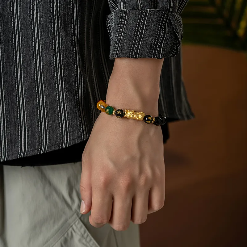 YINCHIE Obsidian Bracelets Men's-5