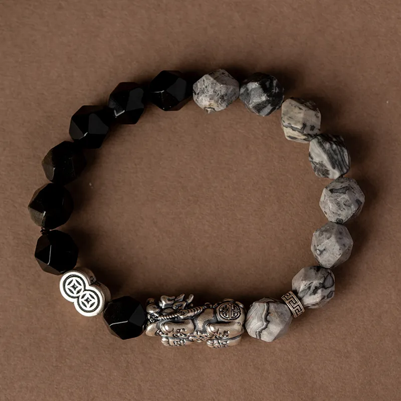 YINCHIE Obsidian Bracelets Men's-3