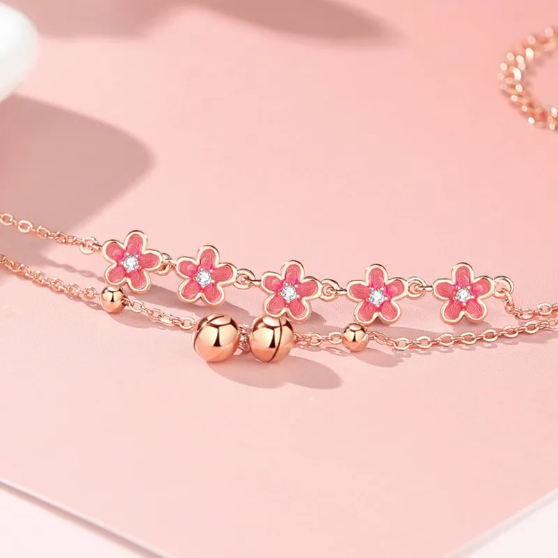 YINCHIE S925 Silver Anklets Women's-2
