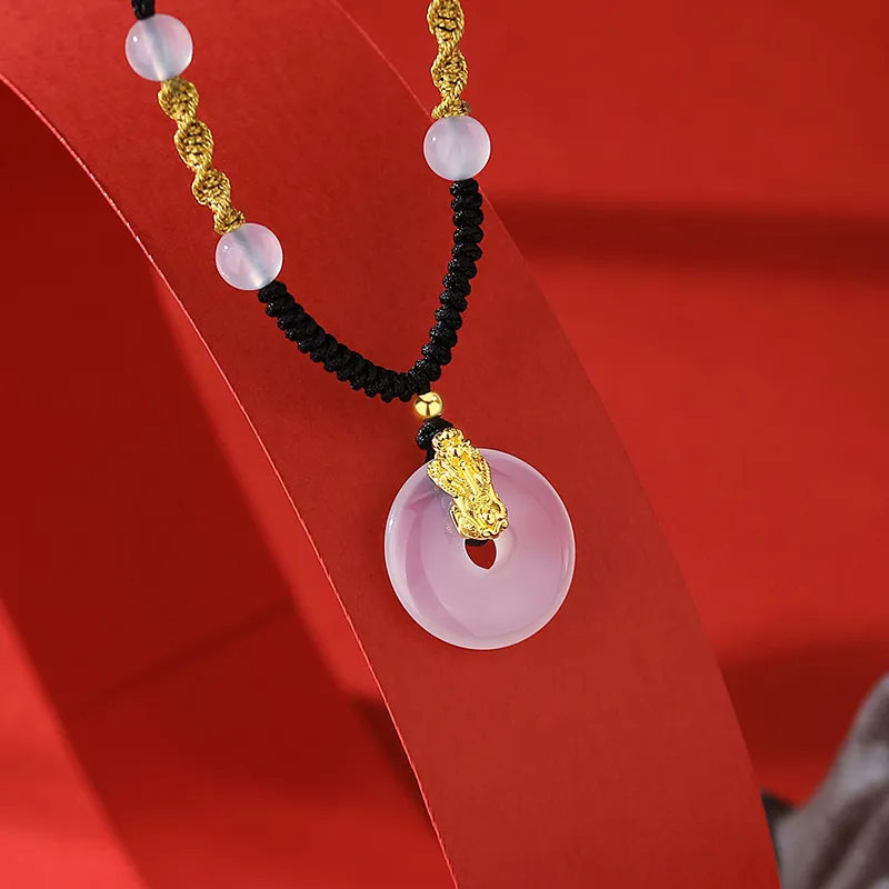 YINCHIE Agate S925 Silver Necklace Women's-6