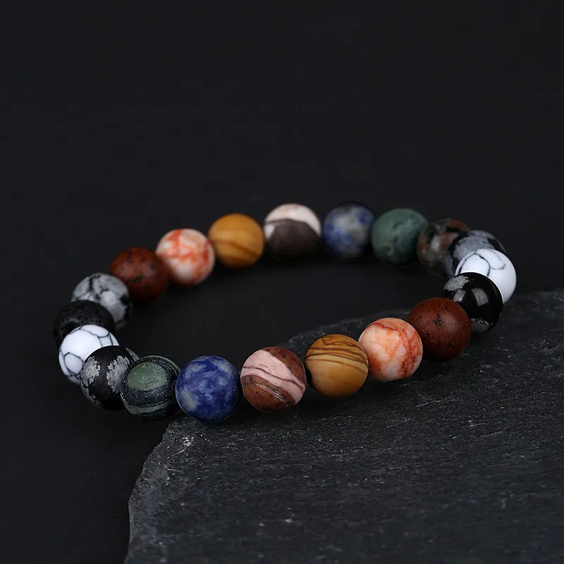 YINCHIE White Turquoise Bracelets Men's-2