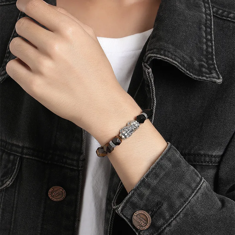 YINCHIE Obsidian Bracelets Men's-2