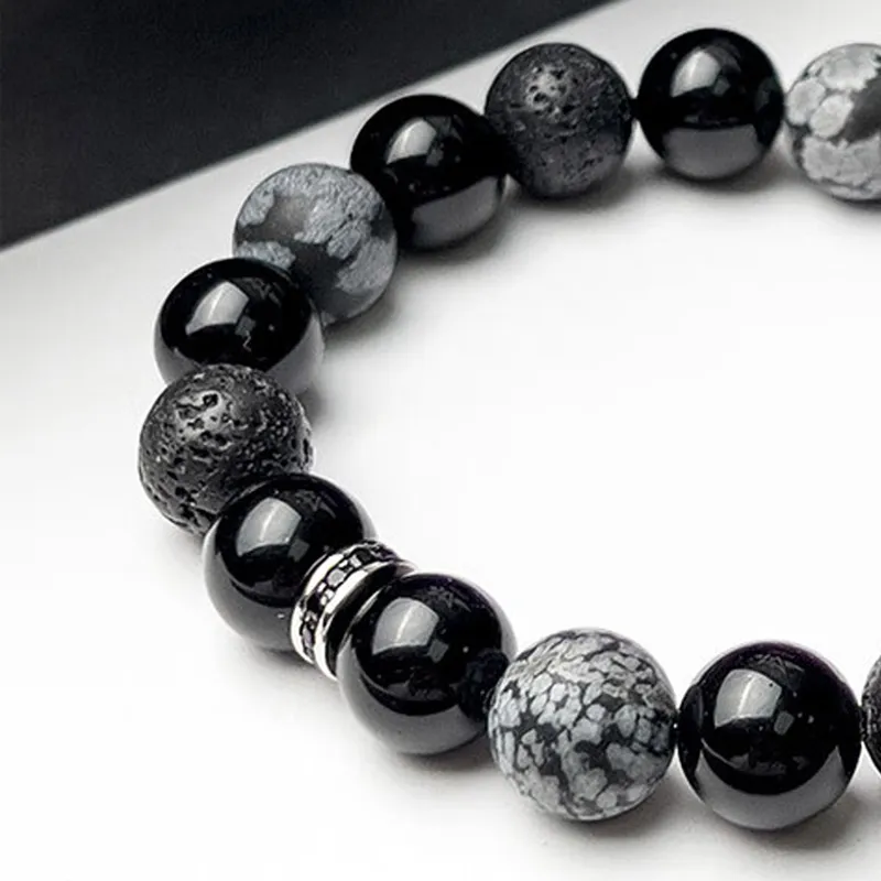 YINCHIE Obsidian Bracelets Men's-2