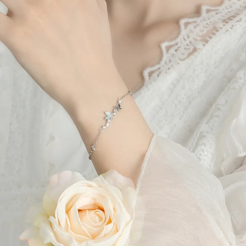 YINCHIE Inlaid Zircon Bracelets Women's-5