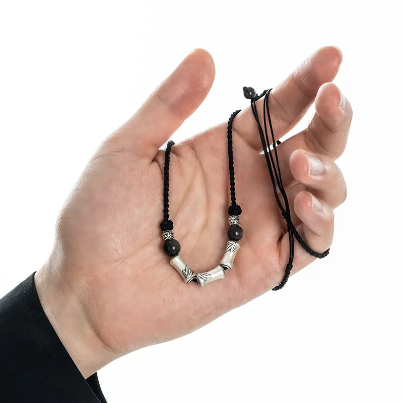 YINCHIE 999 Fine Silver Necklaces Men's-5