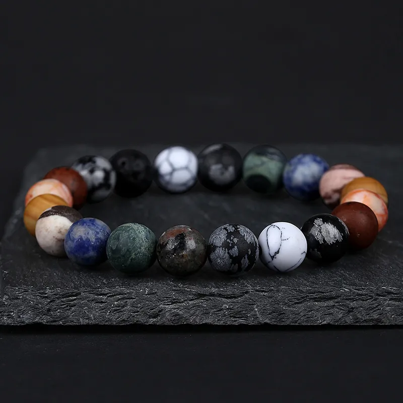 YINCHIE White Turquoise Bracelets Men's-1