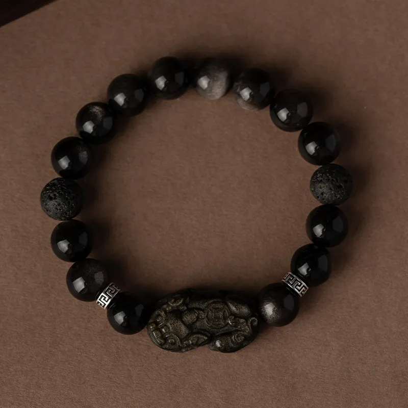 YINCHIE Obsidian Bracelets Men's-3
