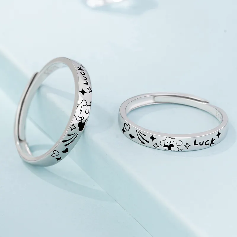 YINCHIE 925 Sterling Silver Rings Unisex-3
