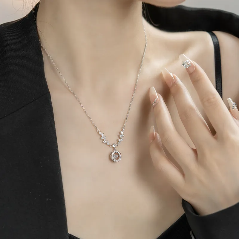 YINCHIE Niche Female Friend Birthday Versatile Necklaces Women's-4