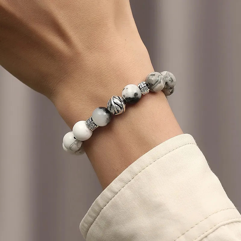 YINCHIE S925 Silver Bracelets Men's-3