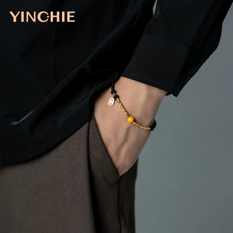 YINCHIE 925 Sterling Silver Bracelets Men's-6