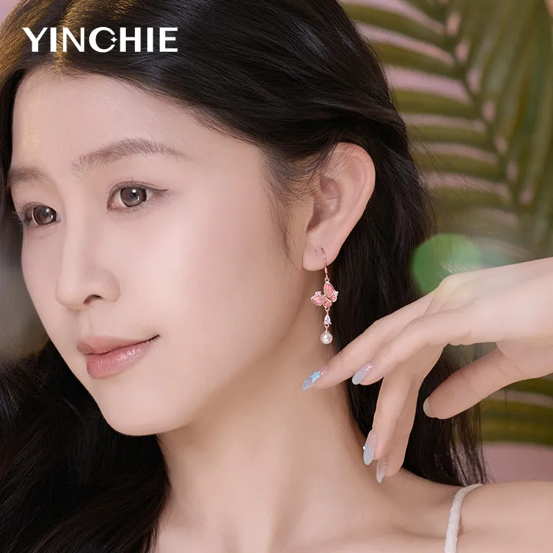 YINCHIE 925 Sterling Silver Earrings Women's Box-4