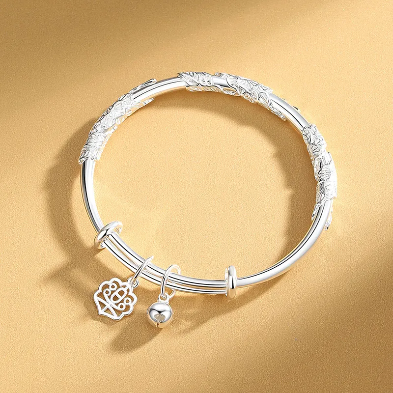 YINCHIE Niche Luxury Advanced Retro Bestie Gift Birthday Adjustable Jewelry Bangles Women's-2