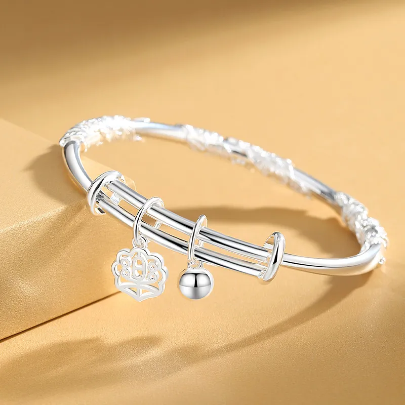 YINCHIE Niche Luxury Advanced Retro Bestie Gift Birthday Adjustable Jewelry Bangles Women's-1