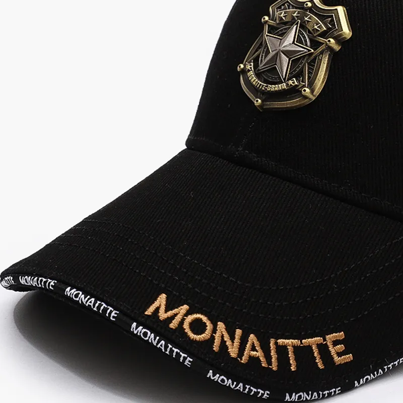 MONAITTE || Cotton Baseball Caps Unisex-1