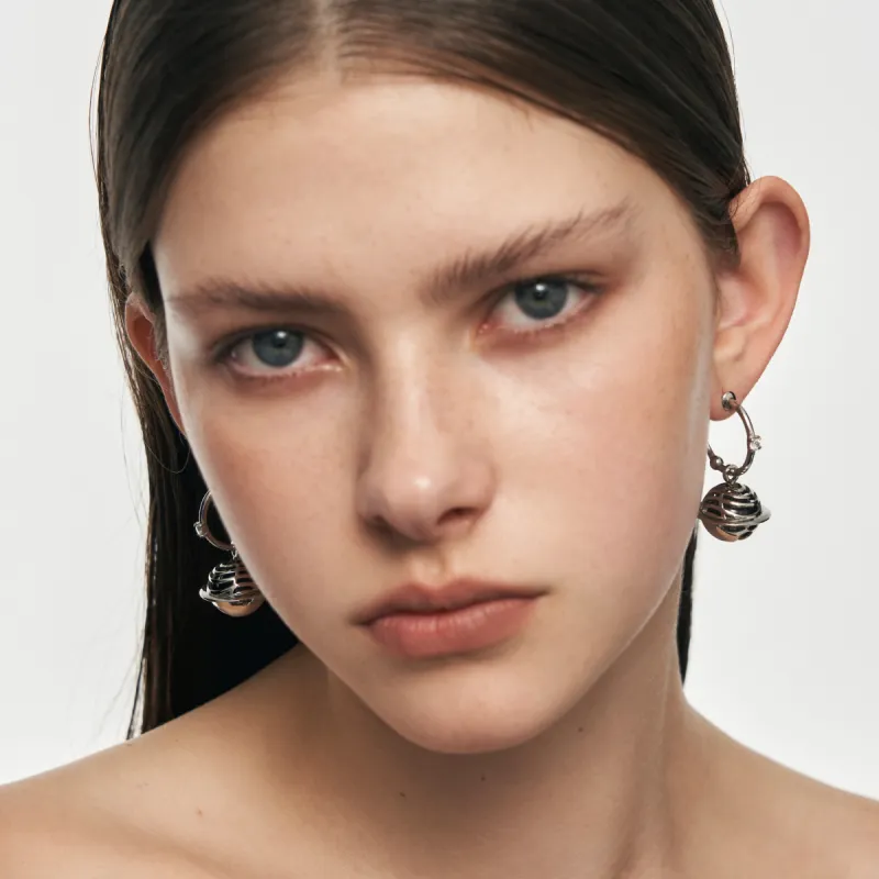 BLACKHEAD 316 Steel Earrings Unisex-1