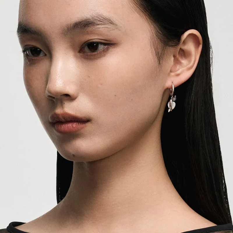 BLACKHEAD White Lipped Shell Beads Earrings Unisex-2