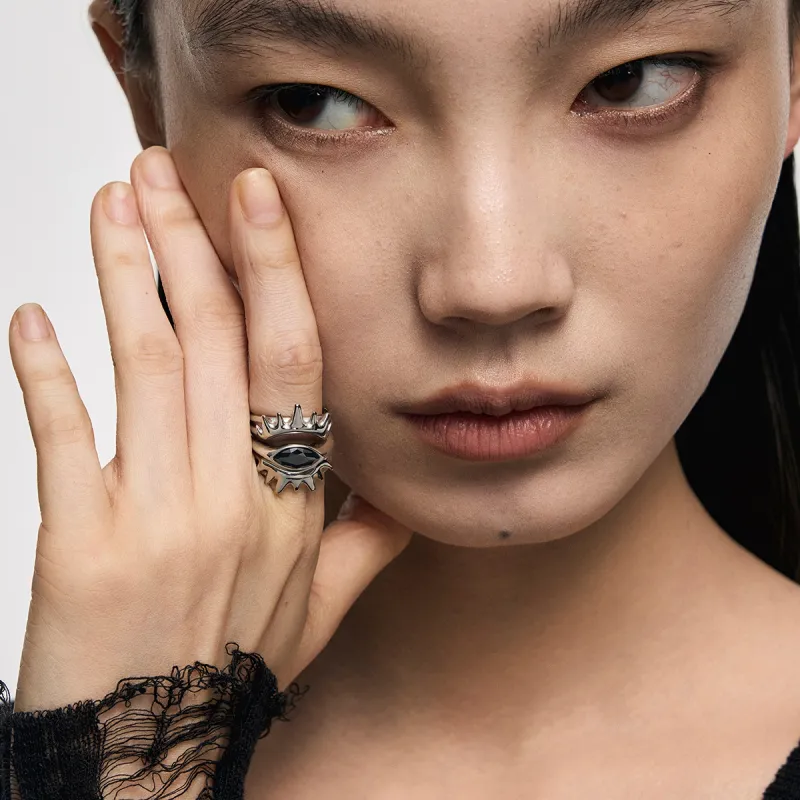 BLACKHEAD Titanium Steel Rings Unisex-2