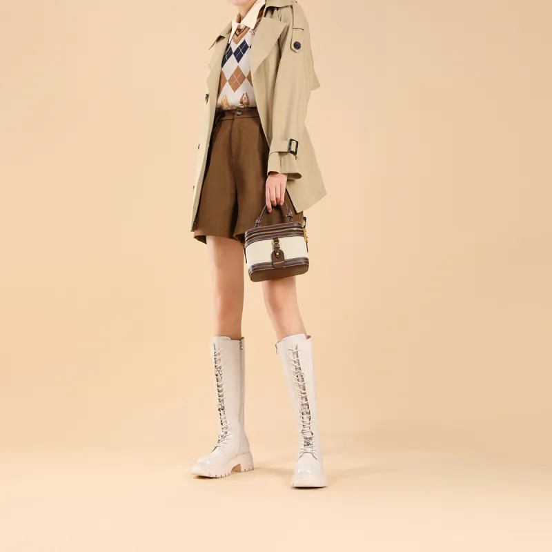SATURDAY MODE Knee-high Boots 6cm Women's-13