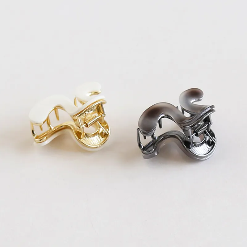 CAROMAY Hair Clips Women's Premium Gray/Milk White/Mermaid-1