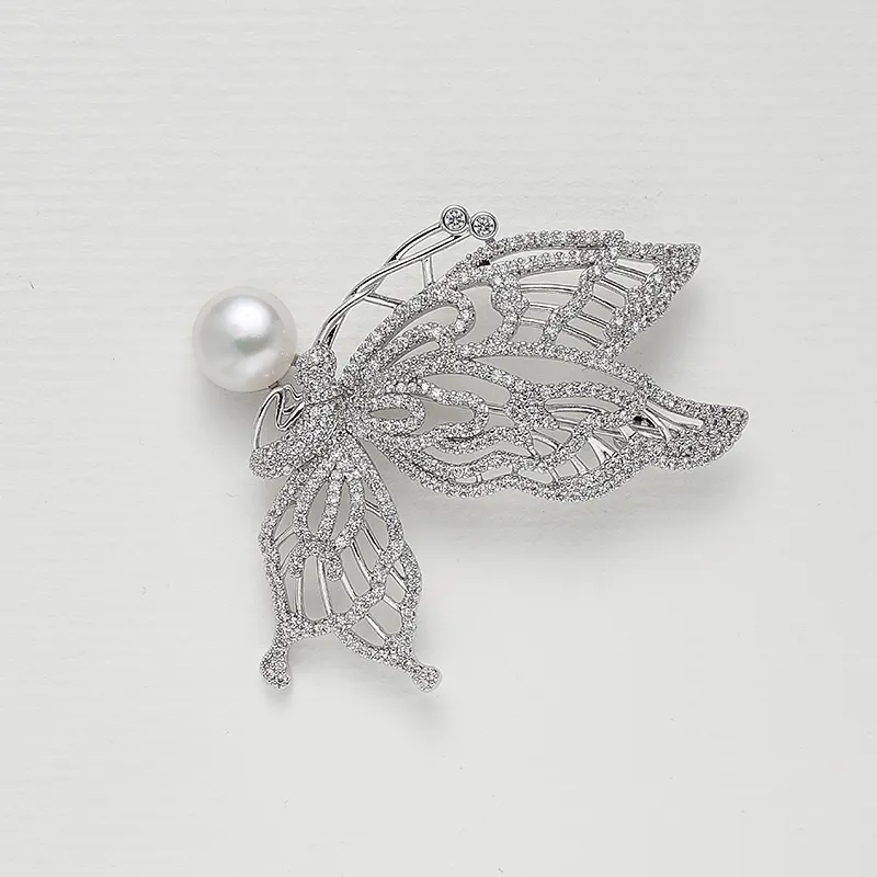 CAROMAY Freshwater Pearl Brooches Women's-1