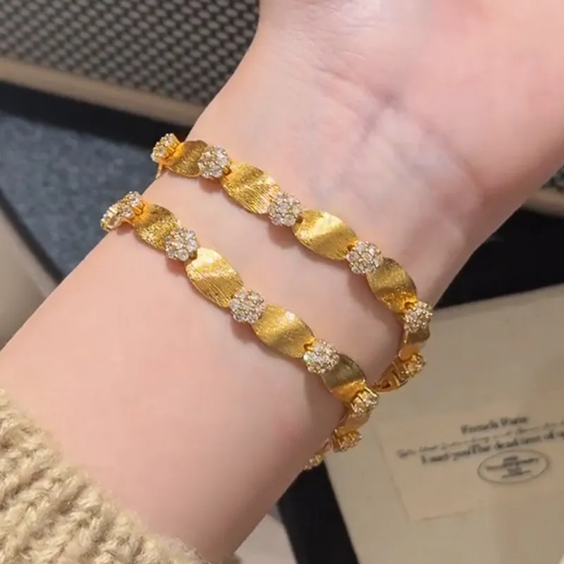 CAROMAY Copper Alloy Bracelets Women's-5