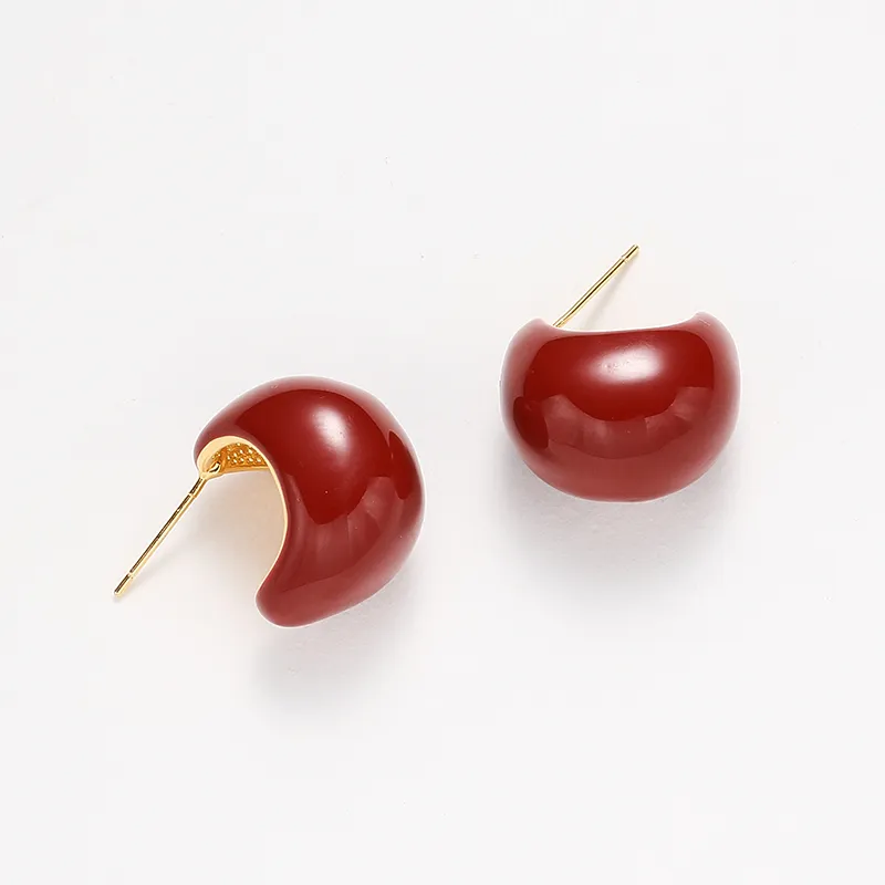CAROMAY Copper Alloy Earrings Women's-4