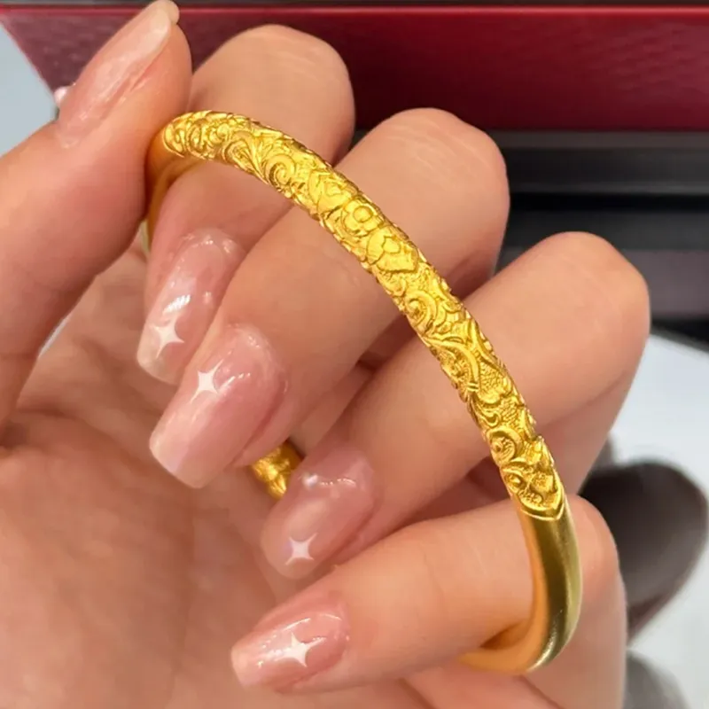 CAROMAY Copper Alloy Bangles Women's-4