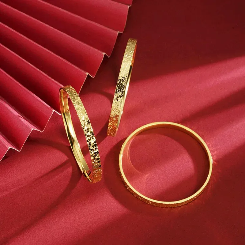 CAROMAY Copper Alloy Bangles Women's-4