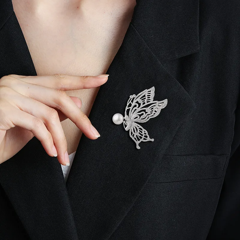 CAROMAY Freshwater Pearl Brooches Women's-5