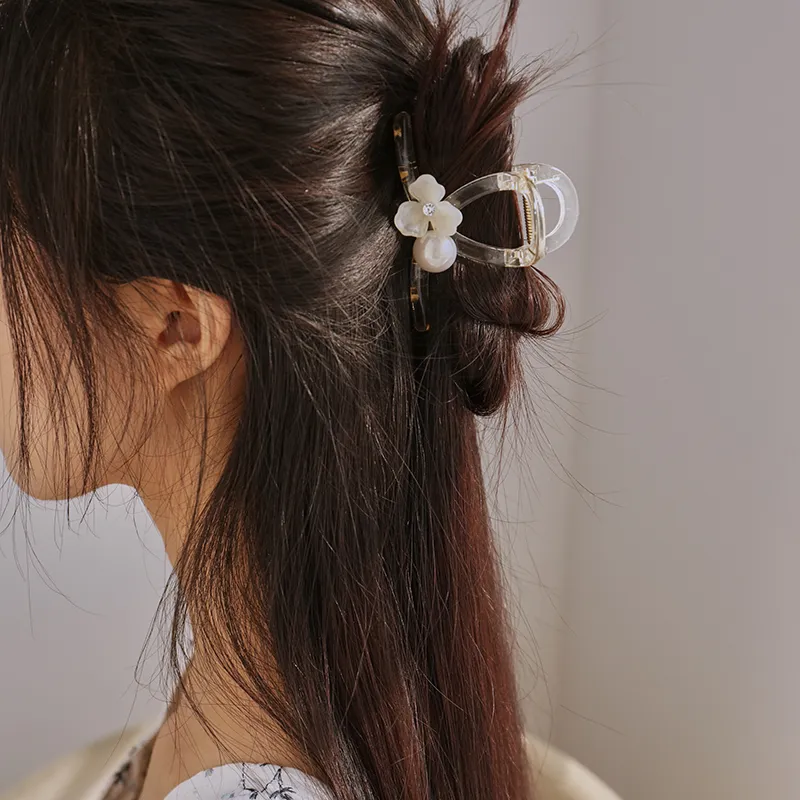CAROMAY Acrylic Hair Clips Women's-2