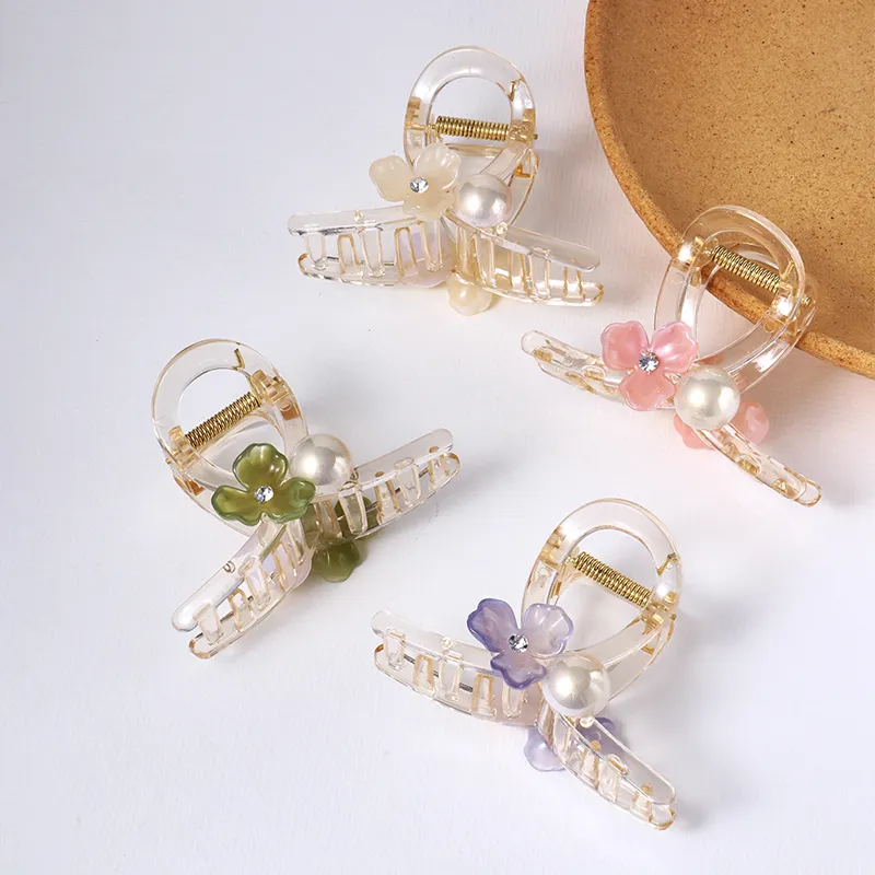 CAROMAY Acrylic Hair Clips Women's-3