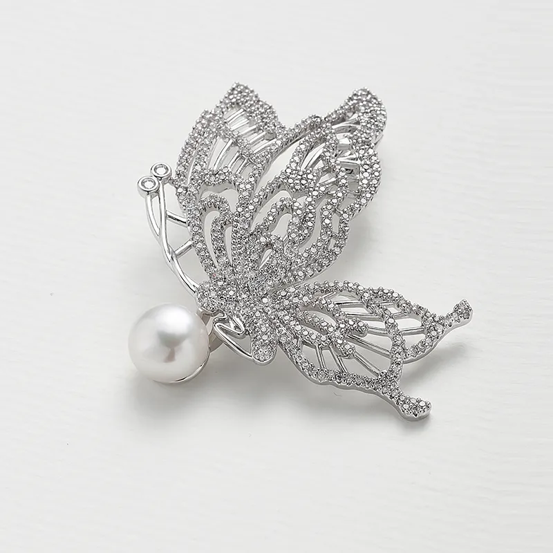 CAROMAY Freshwater Pearl Brooches Women's-2